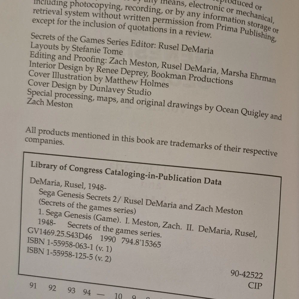 Secrets of the Games Nintendo Game Boy Secrets Guide Book Volume 2